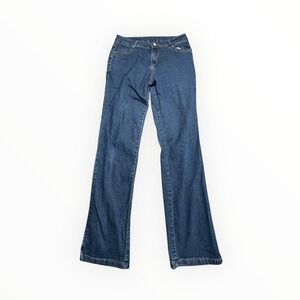 KRAUS Jeans Women 31 Blue Bootcut Mid Rise Dark Wash Denim Pants 31X30